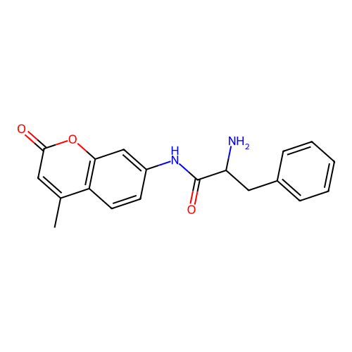 H-Phe-AMC trifluoroacetate salt structure