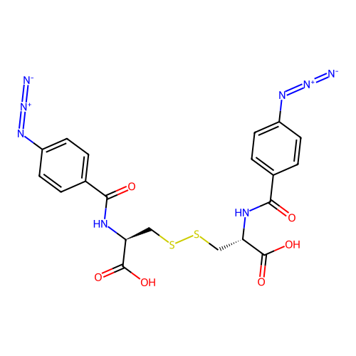 N,N'-Bis(4-azidobenzoyl)cystine structure