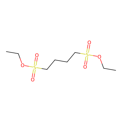 Diethyl butane-1,4-disulfonate structure