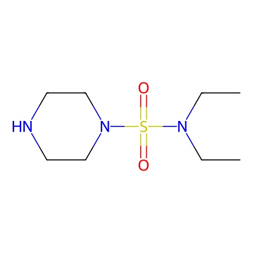 N,N-diethylpiperazine-1-sulfonamide structure