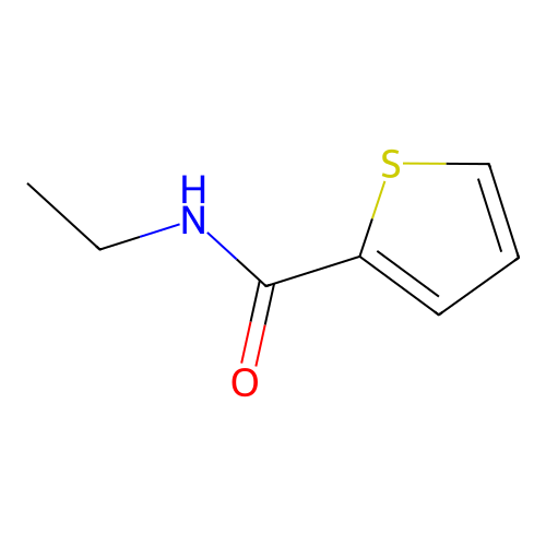 N-ethylthiophene-2-carboxamide structure
