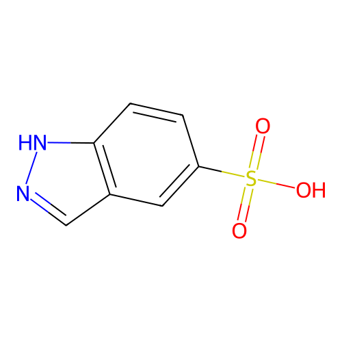 1H-indazole-5-sulfonic acid structure