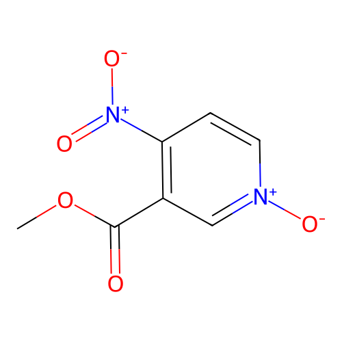 3-(Methoxycarbonyl)-4-nitropyridine 1-oxide structure