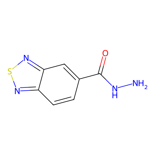 2,1,3-Benzothiadiazole-5-carbohydrazide structure