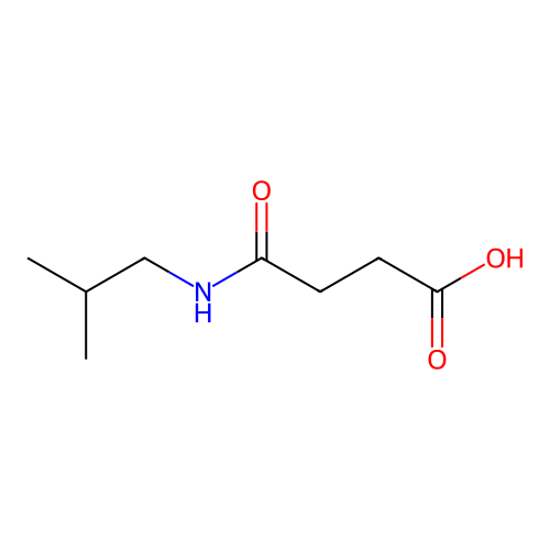 4-(2-Methylpropylamino)-4-oxobutanoic acid structure