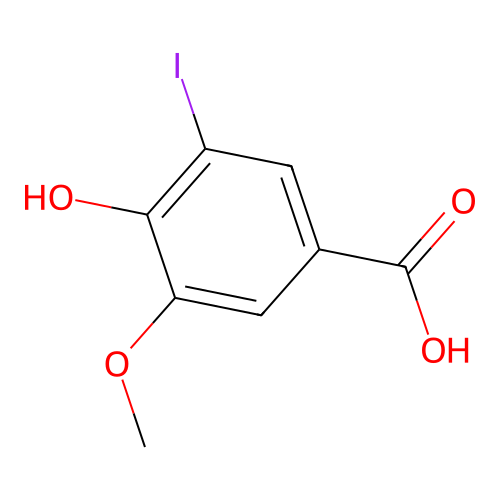5-碘香草酸 structure