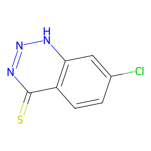 1,2,3-Benzotriazine-4(1H)-thione, 7-chloro- structure