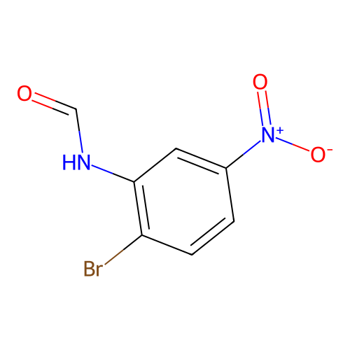 N-(2-溴-5-硝基苯基)甲酰胺 structure