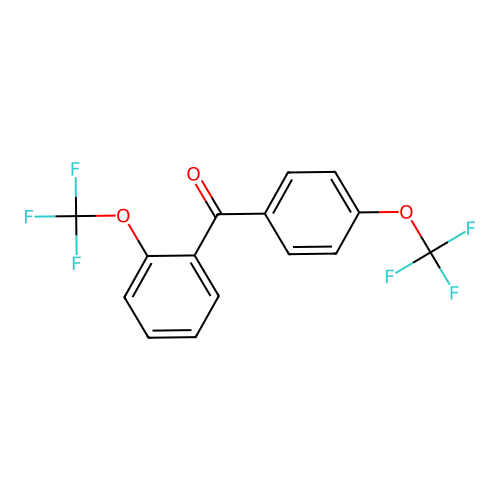 [2-(Trifluoromethoxy)phenyl][4-(trifluoromethoxy)phenyl]methanone structure