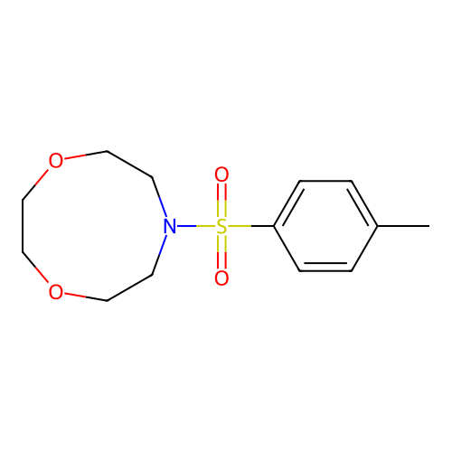 7-(4-Methylphenyl)sulfonyl-1,4,7-dioxazonane structure
