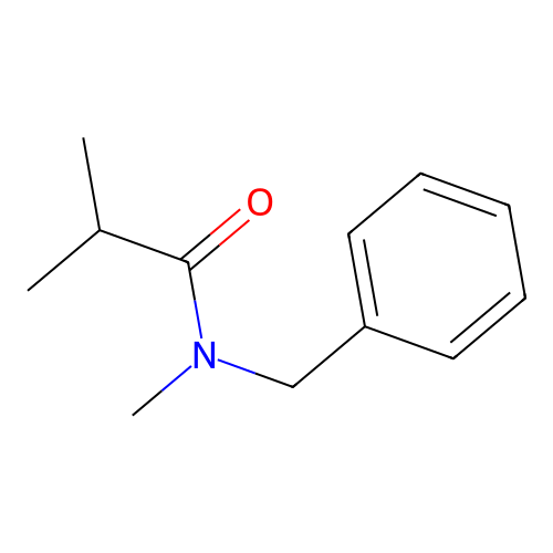 N-Benzyl-N-methylisobutyramide structure