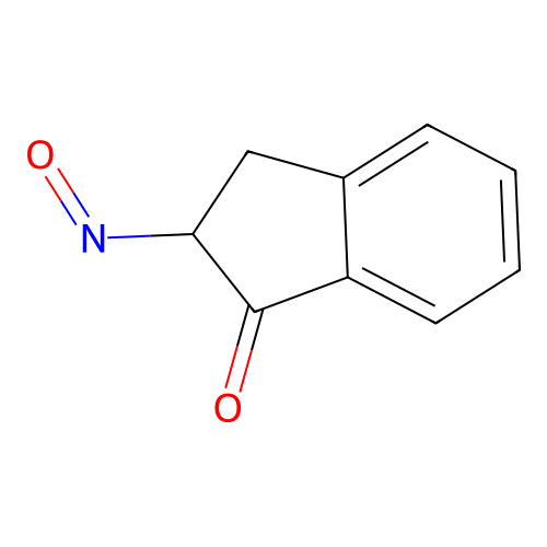 2,3-Dihydro-2-nitroso-1H-inden-1-one structure