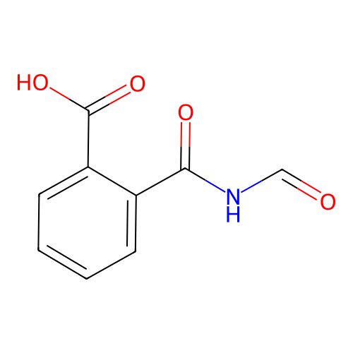2-(Formylcarbamoyl)benzoic acid structure