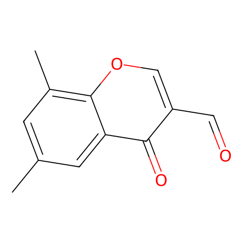 6,8-Dimethyl-3-formylchromone structure