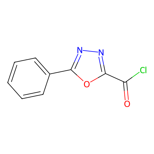 5-Phenyl-1,3,4-oxadiazole-2-carbonyl chloride structure