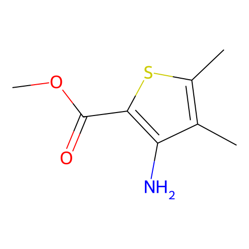 Methyl 3-amino-4,5-dimethylthiophene-2-carboxylate structure