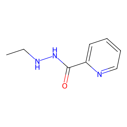 Picolinic acid, 2-ethylhydrazide structure