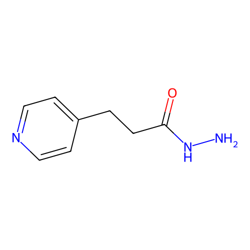 3-(4-Pyridyl)propanoic acid hydrazide structure