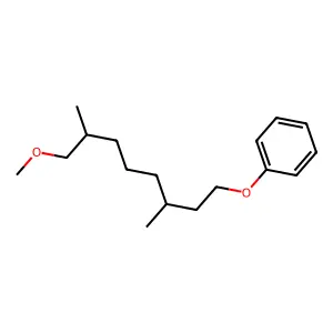 (8-Methoxy-3,7-dimethyloctoxy)benzene structure