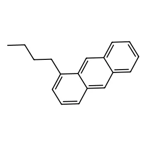 1-Butylanthracene structure