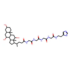 N-(2-(2-Butanoyl)-4-nitrophenoxyethyl)-N,N-bis(2-chloroethyl)amine structure