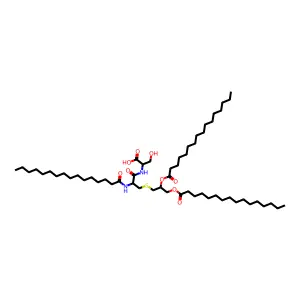 1-O-Myristoyl-2-acetyl-glycerol structure