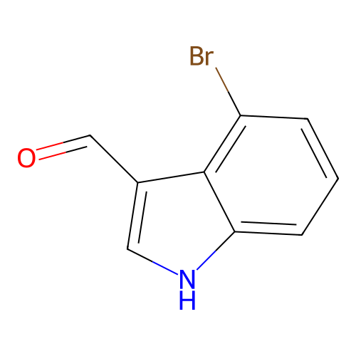 4-Bromo-1H-indole-3-carbaldehyde structure