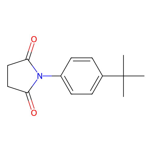 N-(4-tert-Butylphenyl)succinimide structure