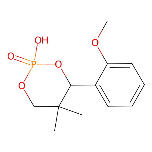 (4S)-2-Hydroxy-4-(2-methoxyphenyl)-5,5-dimethyl-1,3,2-dioxaphosphinane 2-oxide structure