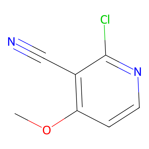 2-Chloro-3-cyano-4-methoxypyridine structure