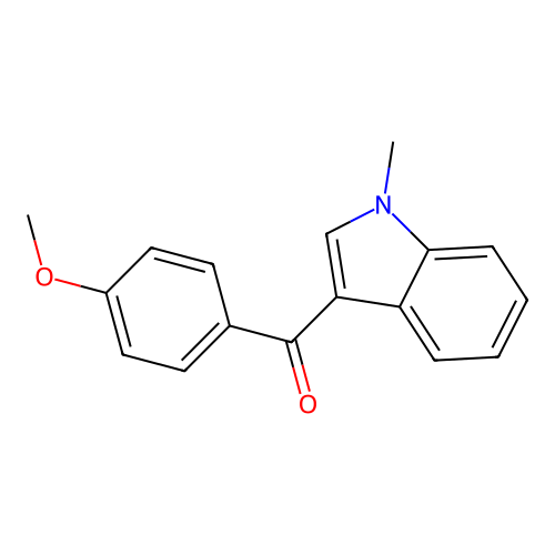 Methanone, (4-methoxyphenyl)(1-methyl-1H-indol-3-yl)- structure