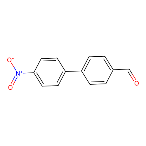 4'-Nitrobiphenyl-4-carboxaldehyde structure