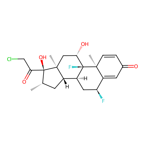 Halobetasol structure