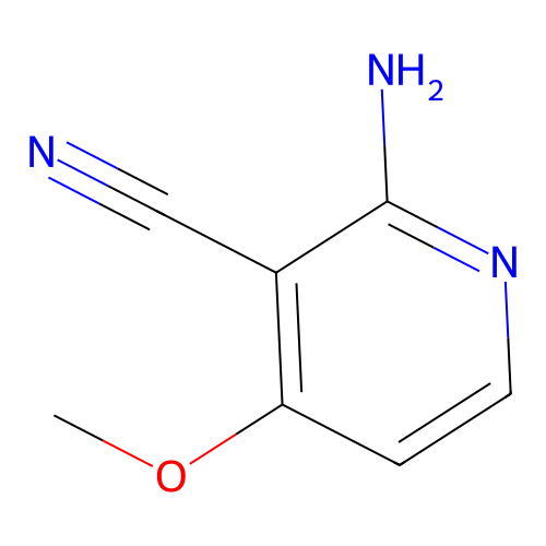 2-Amino-4-Methoxynicotinonitrile structure