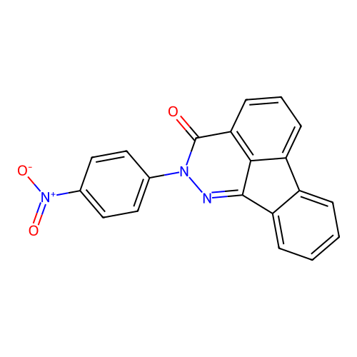 2-(4-nitrophenyl)indeno[1,2,3-de]phthalazin-3(2H)-one structure