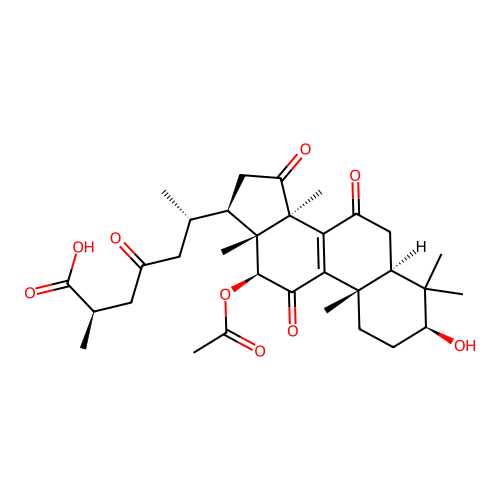 Ganoderic acid H structure