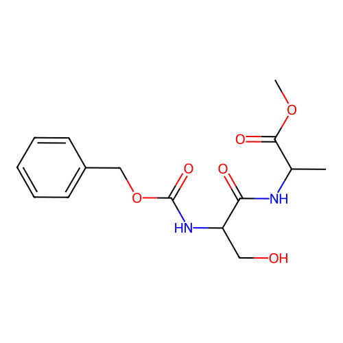 Methyl ((benzyloxy)carbonyl)-L-seryl-D-alaninate structure