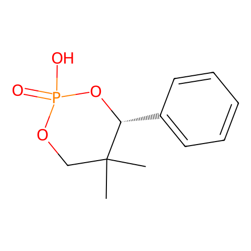 (4R)-2-Hydroxy-5,5-dimethyl-4-phenyl-1,3,2-dioxaphosphorinan 2-oxide structure