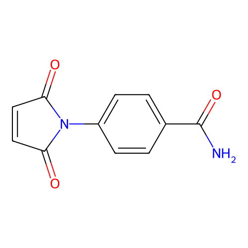 4-(2,5-dioxo-2,5-dihydro-1H-pyrrol-1-yl)benzamide structure