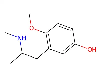5-Hydroxymethoxyphenamine structure