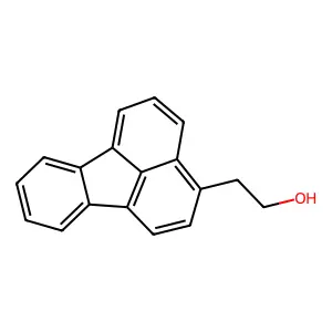2-Fluoranthen-3-ylethanol structure