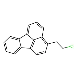 3-(2-Chloroethyl)fluoranthene structure