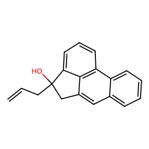 4-prop-2-enyl-5H-acephenanthrylen-4-ol structure