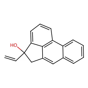 4-ethenyl-5H-acephenanthrylen-4-ol structure