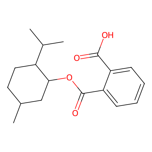 2-(((2-Isopropyl-5-methylcyclohexyl)oxy)carbonyl)benzoic acid structure