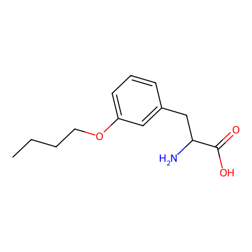 2-amino-3-(3-butoxyphenyl)propanoic Acid structure