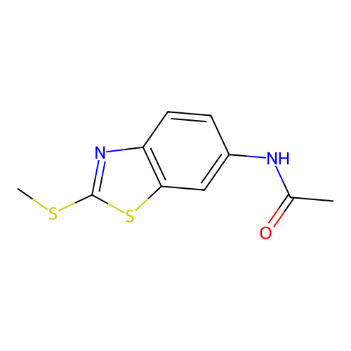 N-(2-(Methylthio)benzo[d]thiazol-6-yl)acetamide structure