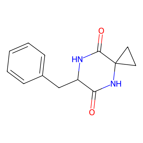 6-Benzyl-4,7-diazaspiro[2.5]octane-5,8-dione structure