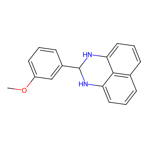 2-(3-methoxyphenyl)-2,3-dihydro-1H-perimidine structure