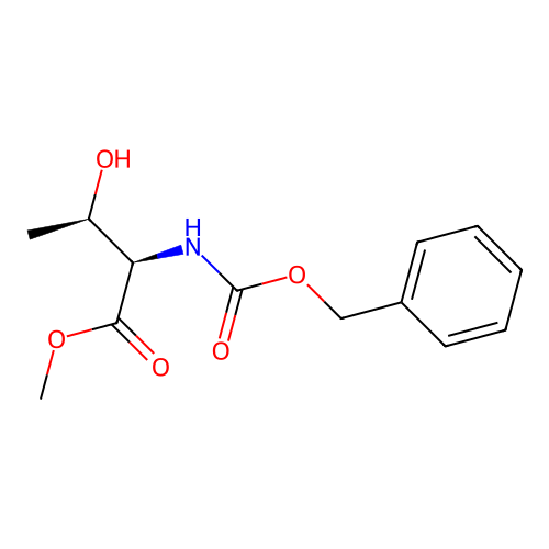 (2R,3R)-Methyl 2-(((benzyloxy)carbonyl)amino)-3-hydroxybutanoate structure